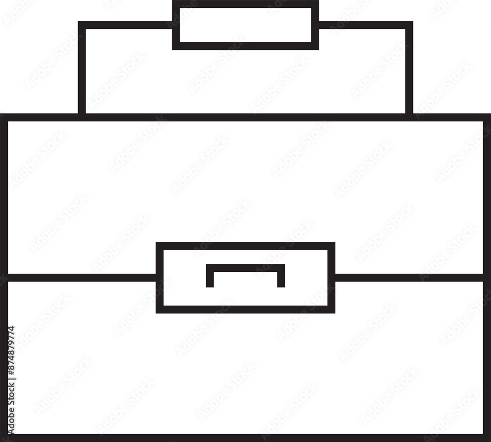 Briefcase Line Icon
