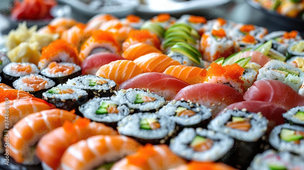 Assortment of Sushi Rolls Assortment of Sushi Rolls