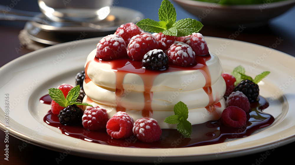 panna cotta dessert food photography background poster panna cotta dessert food photography background poster