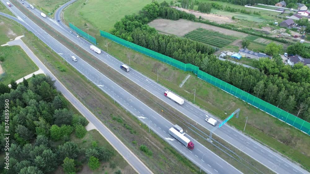 sound barrier installed to protect a nearby residential areas from highway and freeway vehicle sound sound barrier installed to protect a nearby residential areas from highway and freeway vehicle sound