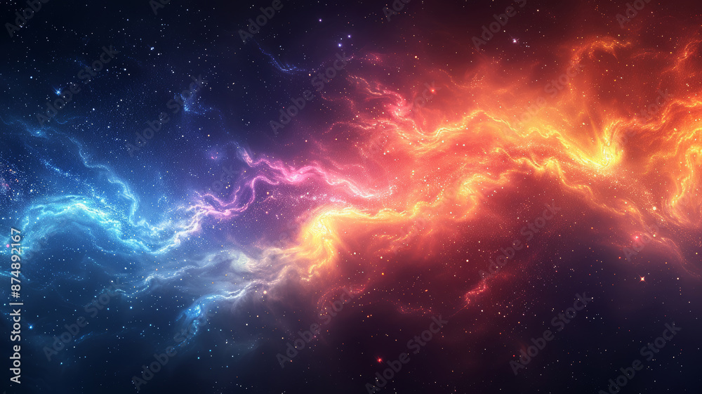 Futuristic Swirl in Space Futuristic Swirl in Space