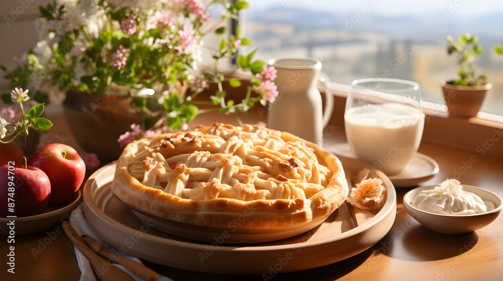 apple pie dessert food photography background poster apple pie dessert food photography background poster