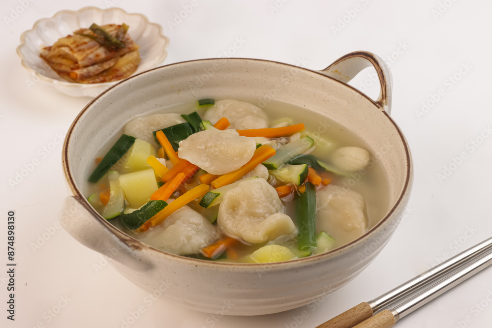 Sujebi is Korean Hand Pulled Noodle Soup. Sujebi is Korean Hand Pulled Noodle Soup.