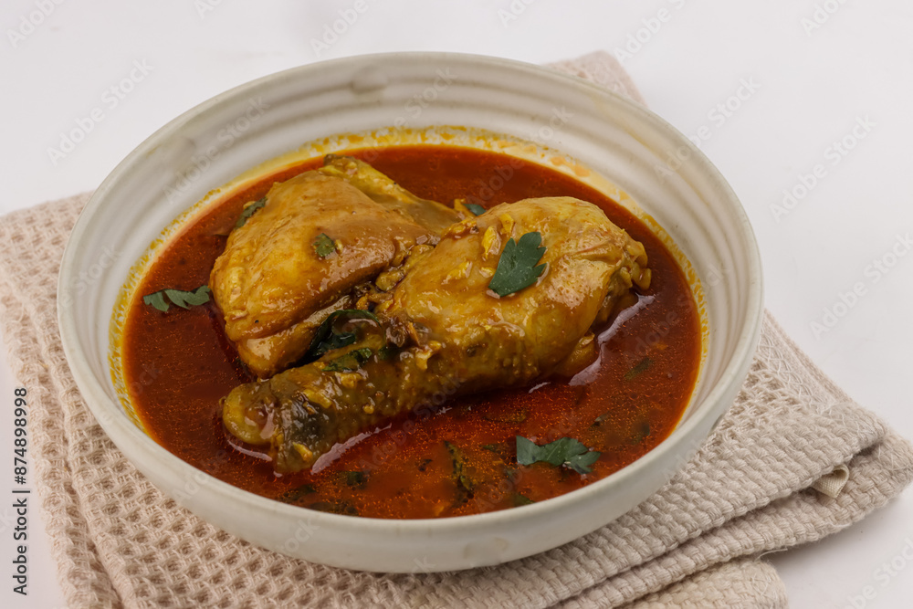 Goan Chicken Vindaloo Curry is Portugese Influenced Goan Dish. Goan Chicken Vindaloo Curry is Portugese Influenced Goan Dish.