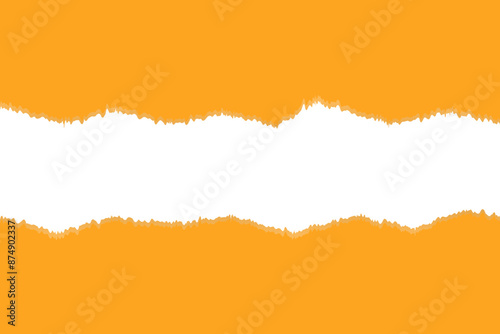Torn paper with space for your own text. Vector illustration.