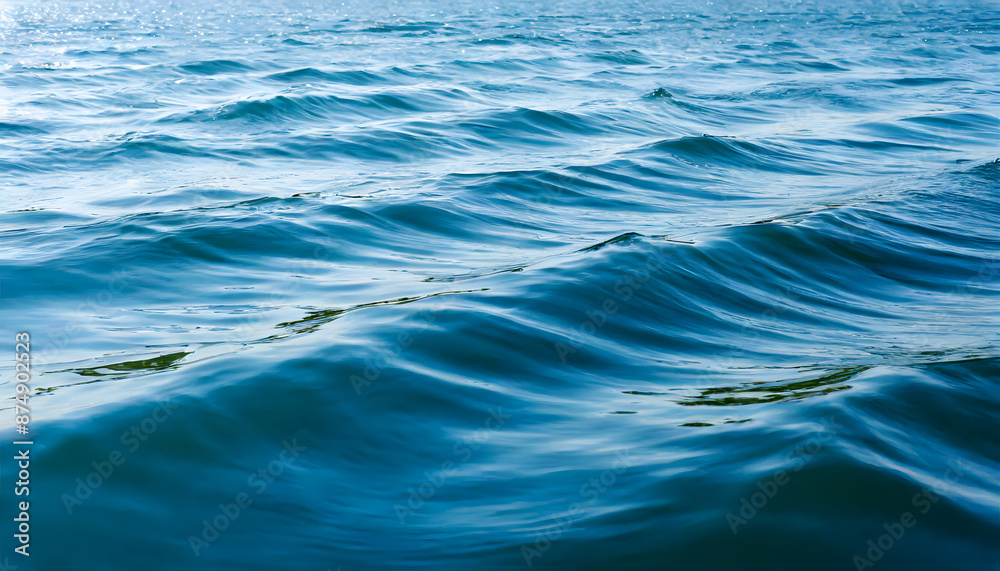 blue water wave background. Generative AI. blue water wave background. Generative AI.