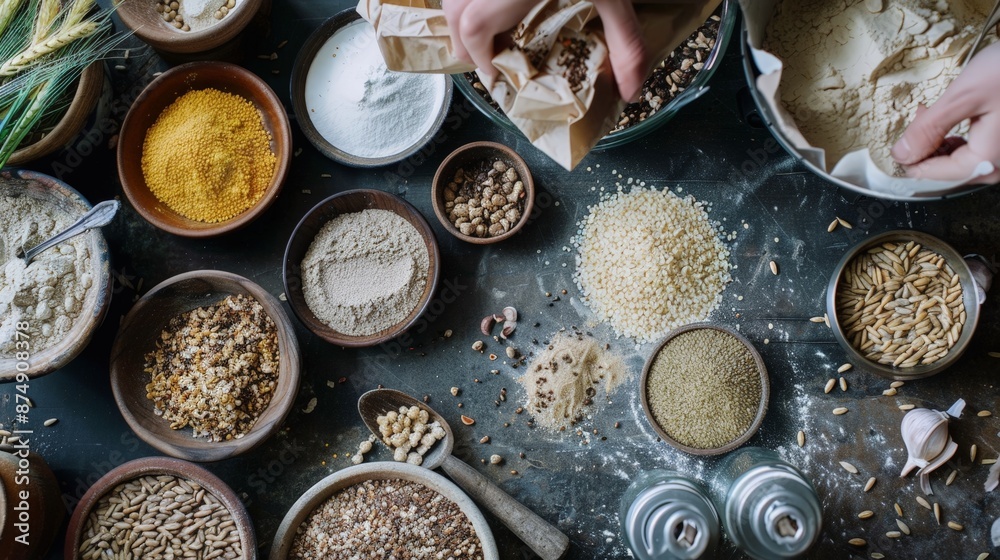 Fototapeta premium Rediscovering lost culinary traditions, reviving ancient grains and forgotten recipes.