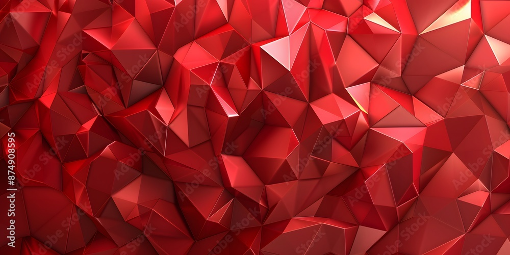 Vibrant polygon background in various shades of red, giving a dynamic and energetic feel. Vibrant polygon background in various shades of red, giving a dynamic and energetic feel.
