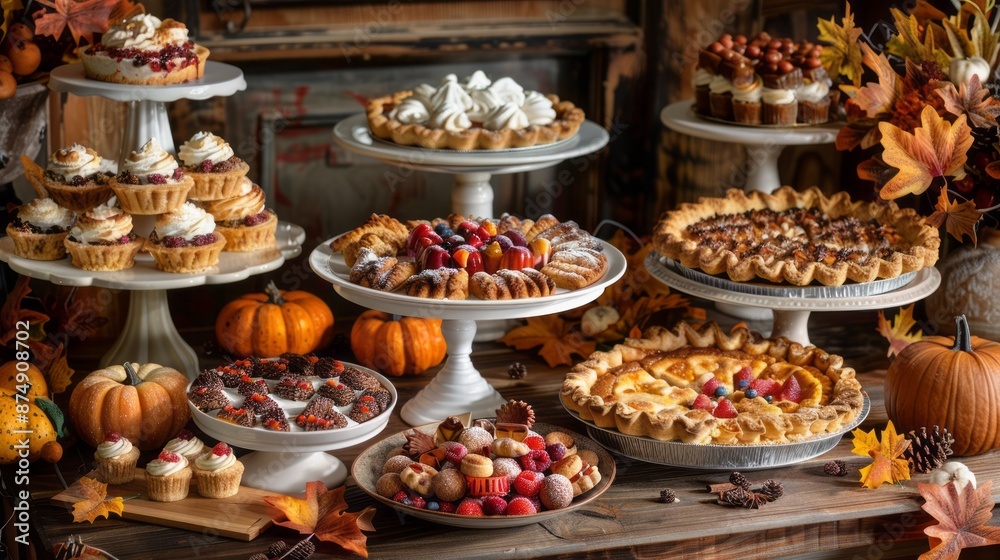 Gather and Give Thanks: A Beautifully Set Table for Thanksgiving Dinner Gather and Give Thanks: A Beautifully Set Table for Thanksgiving Dinner