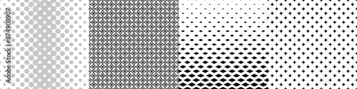 Black and white pattern collection