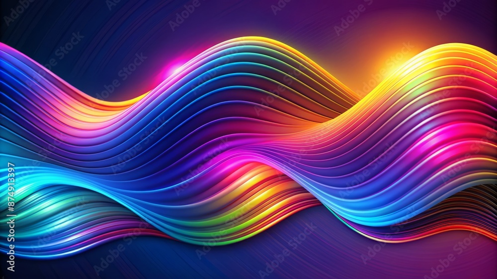 Vibrant gradient wave line background vector features abstract trendy modern design with colorful fluid shapes for flyers posters banners. Vibrant gradient wave line background vector features abstract trendy modern design with colorful fluid shapes for flyers posters banners.