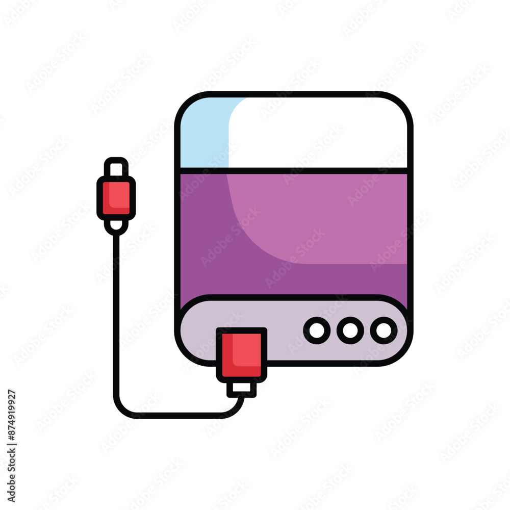 Hard Drive icon design with white background stock illustration Hard Drive icon design with white background stock illustration