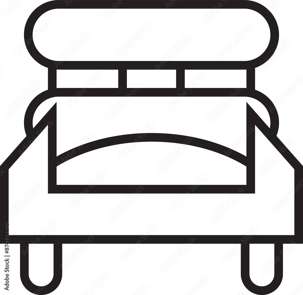 Sofa Line Icon
