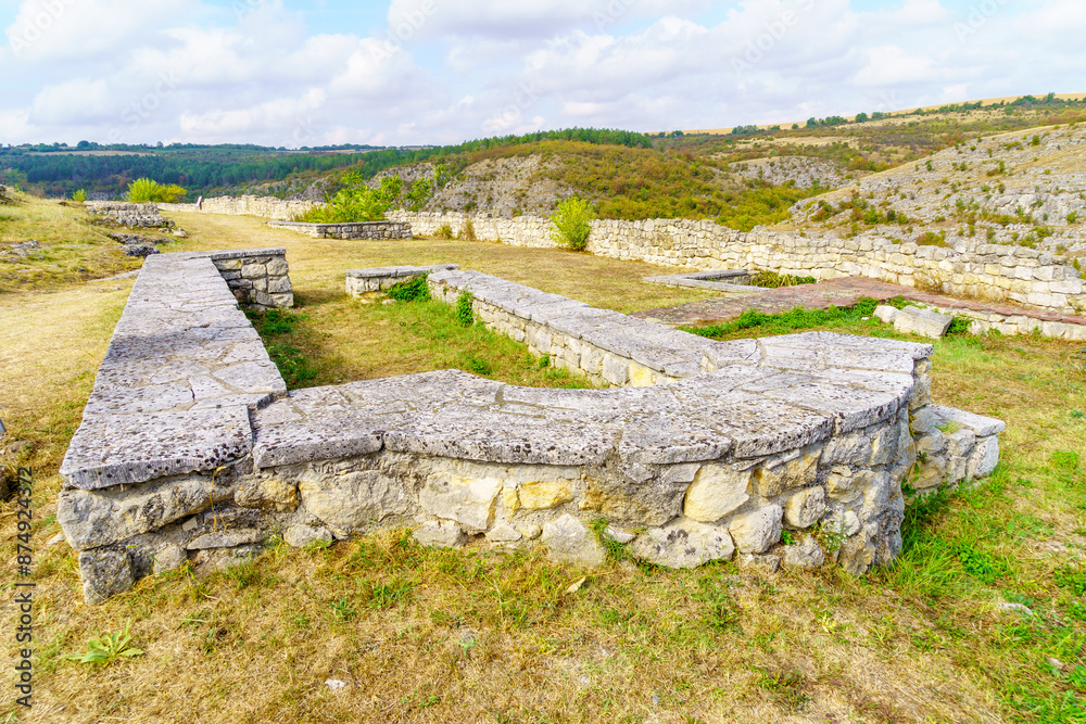 The ruins of the medieval fortress of Cherven