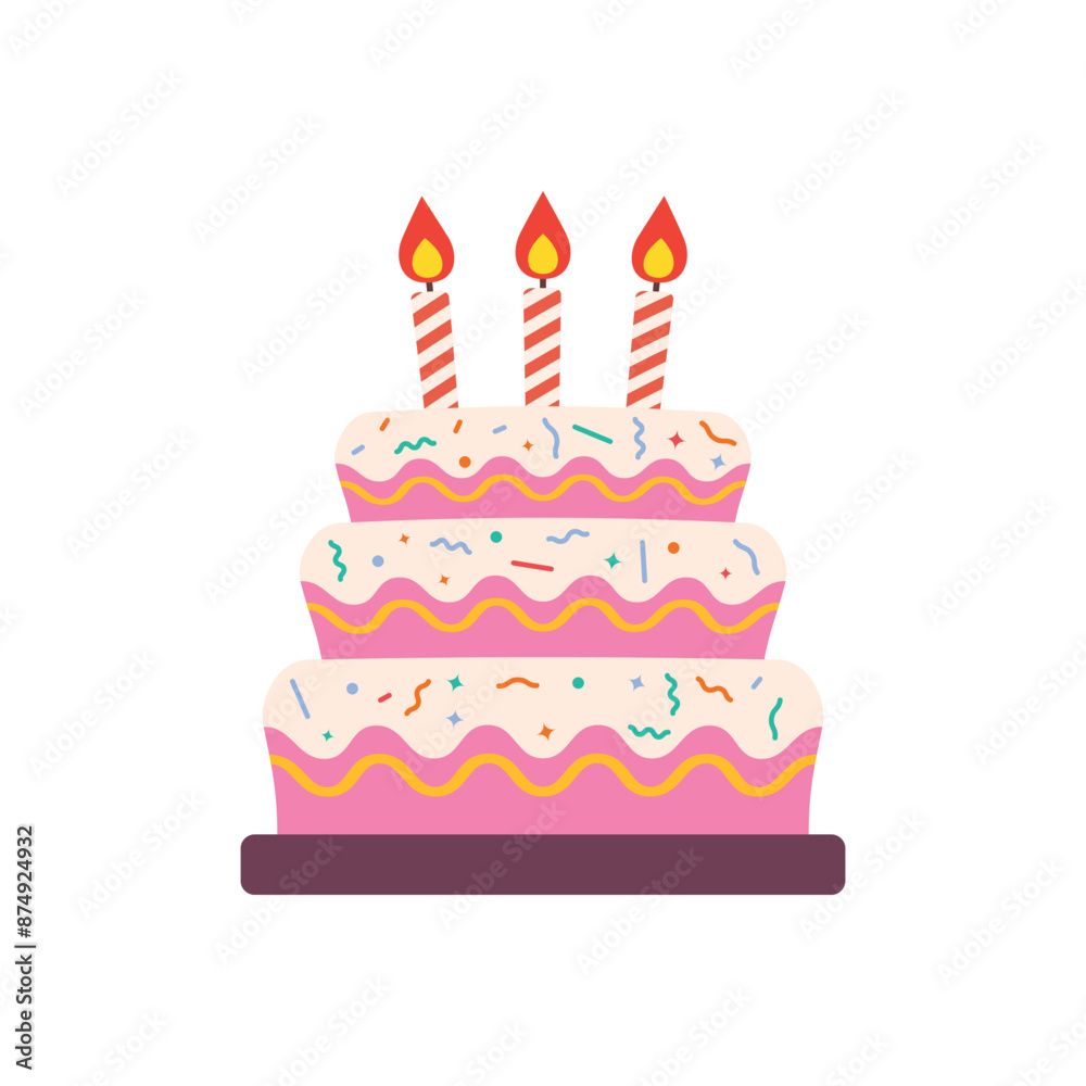 Sweet food icon in flat style. Birthday cake vector illustration on isolated background. Cupcake sign business concept. Sweet food icon in flat style. Birthday cake vector illustration on isolated background. Cupcake sign business concept.