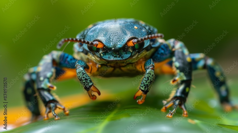 Obraz premium Close-up Photography of Unusual Insects of Reptiles Thing