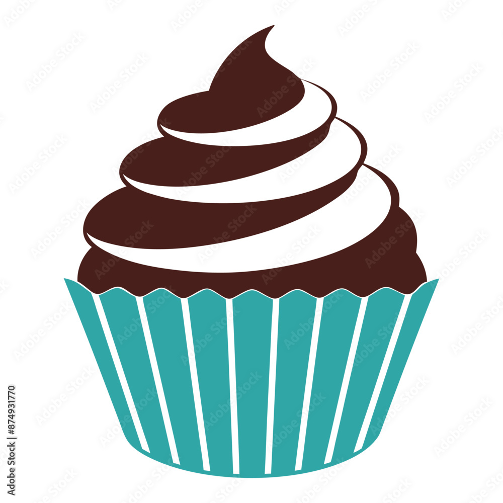 Chocolate cake vector illustration Chocolate cake vector illustration