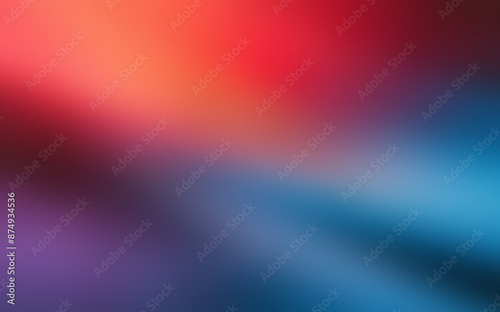 Fototapeta premium Abstract Colored Gradient Background Blurred Grainy Defocused Template For Banner, Poster, Wallpaper, Backdrop, Presentation