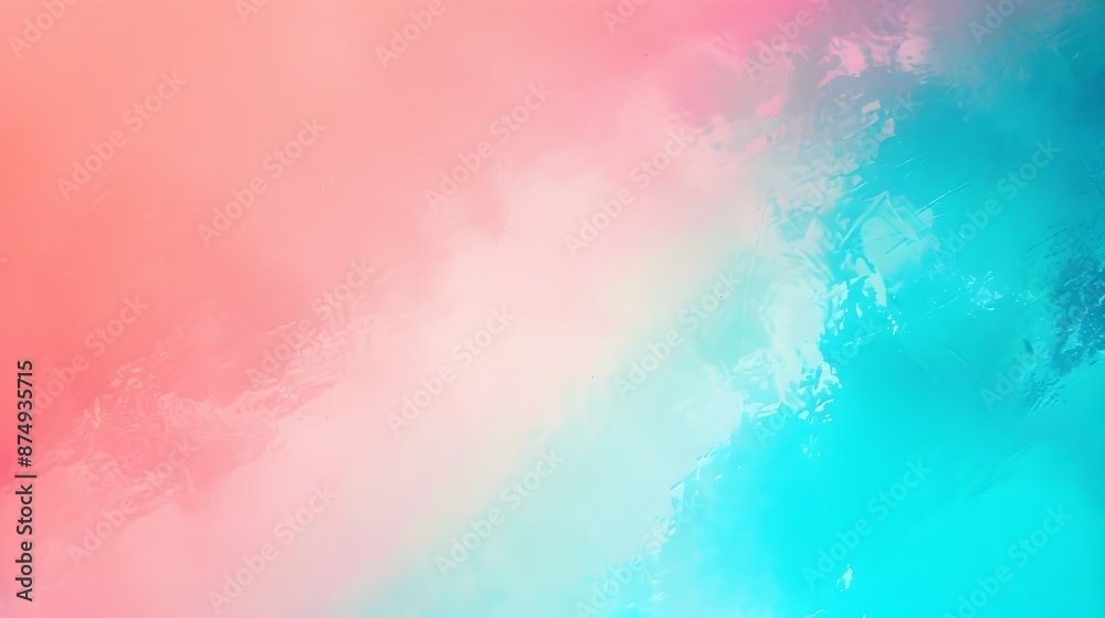 Vibrant Coral Pink to Turquoise Gradient Abstract Background Design Vibrant Coral Pink to Turquoise Gradient Abstract Background Design