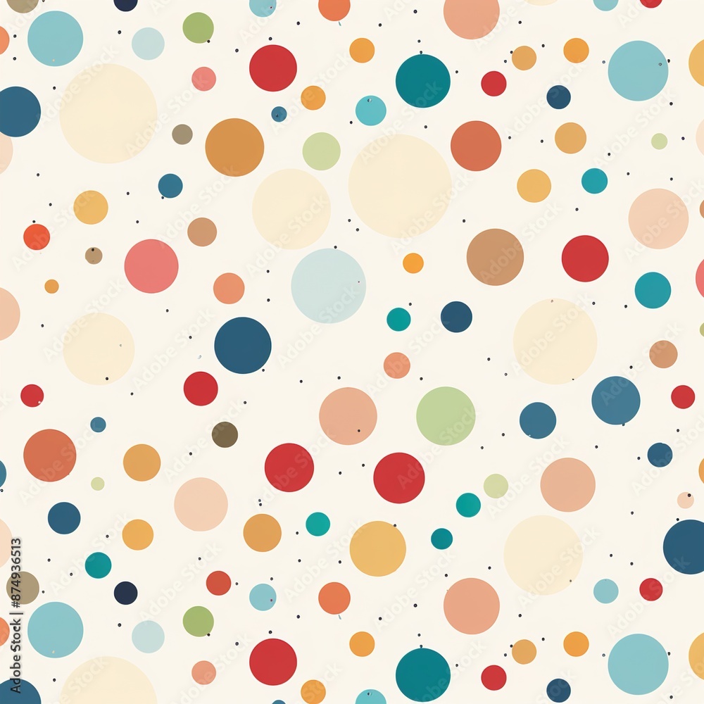 seamless pattern with circles seamless pattern with circles