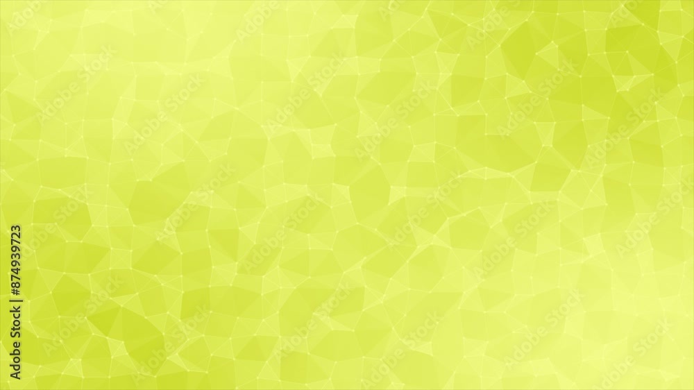 Yellow color abstract modern design low poly pattern geometrical seamless loop able plexus background 
