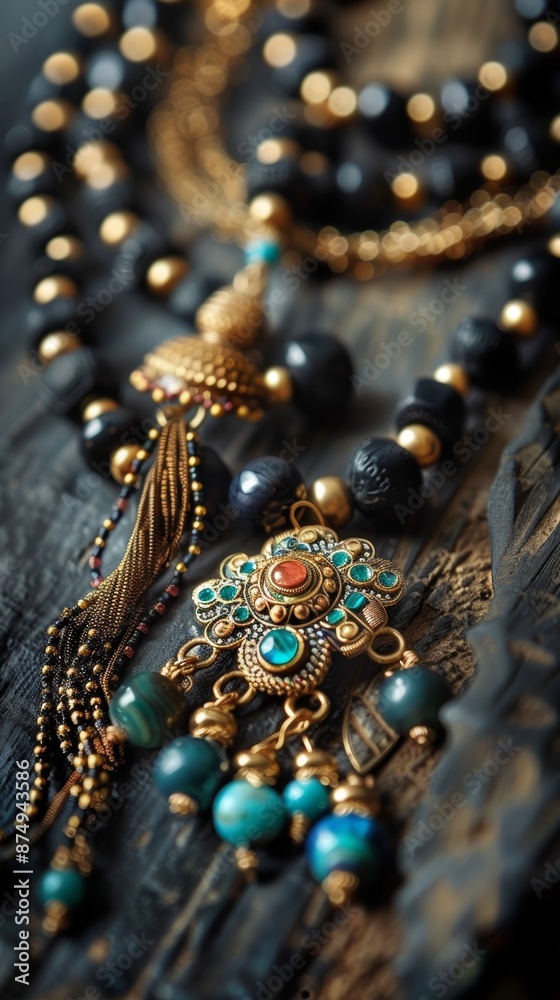 Close-up Photography of Necklace Set Close-up Photography of Necklace Set