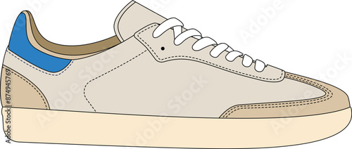 neakers vector illustration
