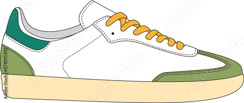 neakers vector illustration