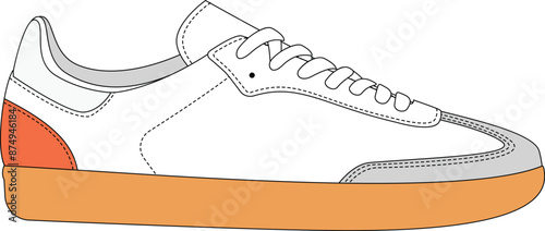 neakers vector illustration