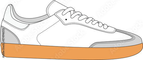 neakers vector illustration