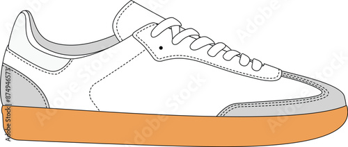 neakers vector illustration