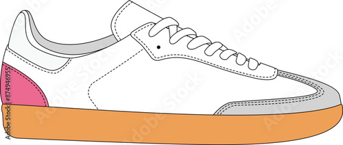 neakers vector illustration