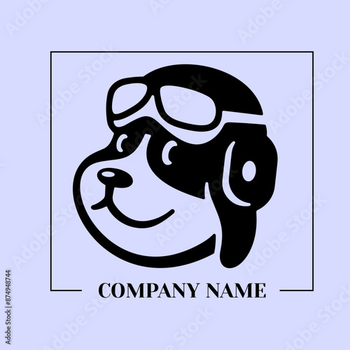 Aviator Dog Logo