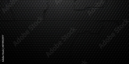 Wallpaper Mural Abstract Black Hexagon Pattern Torontodigital.ca