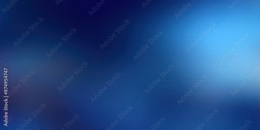 Fototapeta premium Abstract blue gradient background with soft light and dark blue hues
