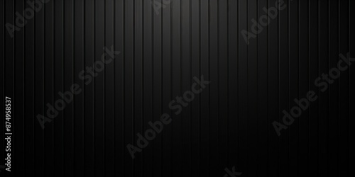 Fototapeta Naklejka Na Ścianę i Meble -  Seamless black wood planks surface with spotlight, 3D rendering background