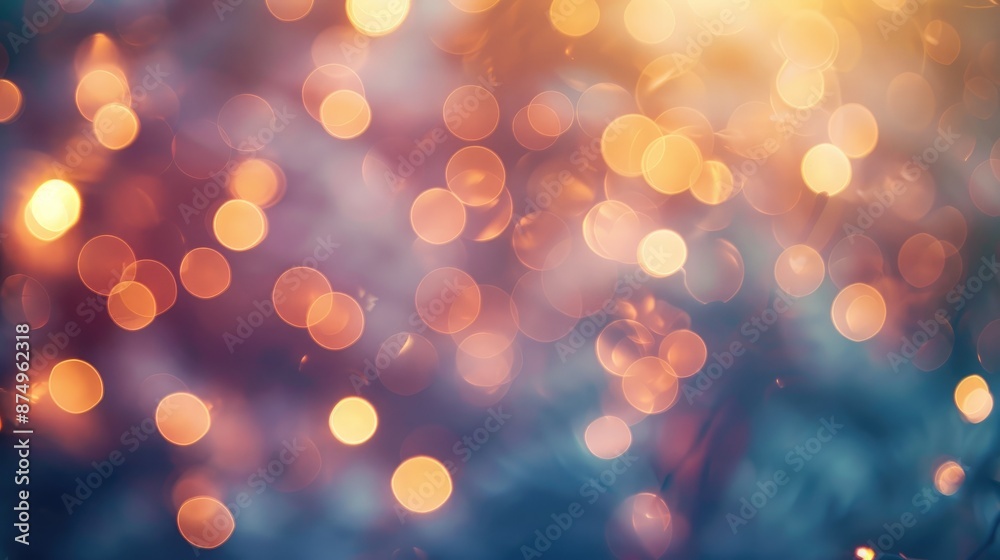 Background with blurred light bokeh Background with blurred light bokeh