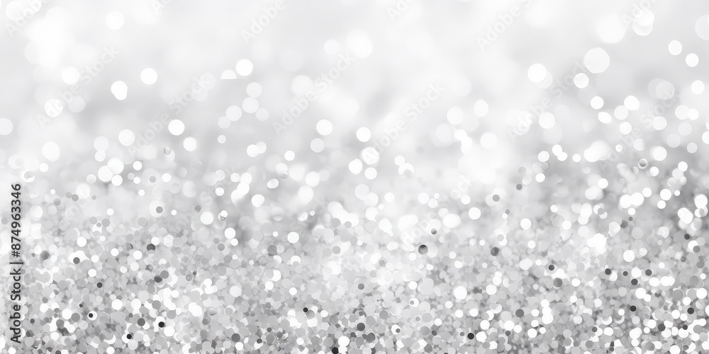 Soft and dreamy silver glitter background with blurred lights Soft and dreamy silver glitter background with blurred lights