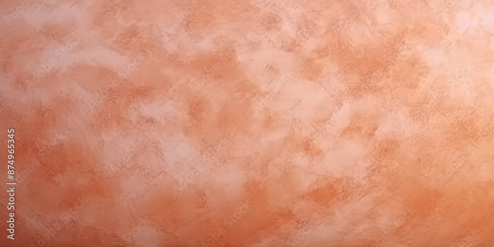 Fototapeta premium Abstract painting with a textured orange and white background
