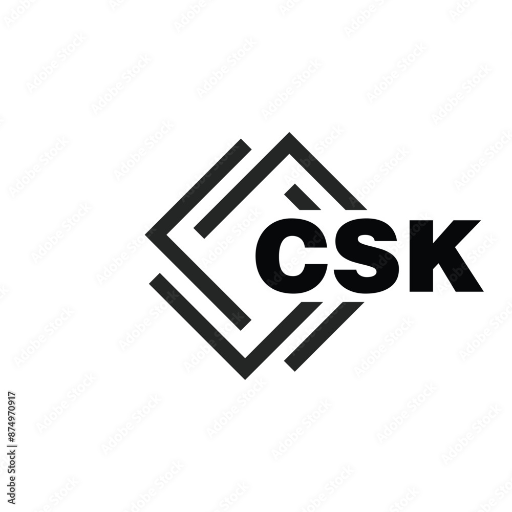 CSK letter logo design on white background. CSK logo. CSK creative initials letter Monogram logo icon concept. CSK letter design CSK letter logo design on white background. CSK logo. CSK creative initials letter Monogram logo icon concept. CSK letter design