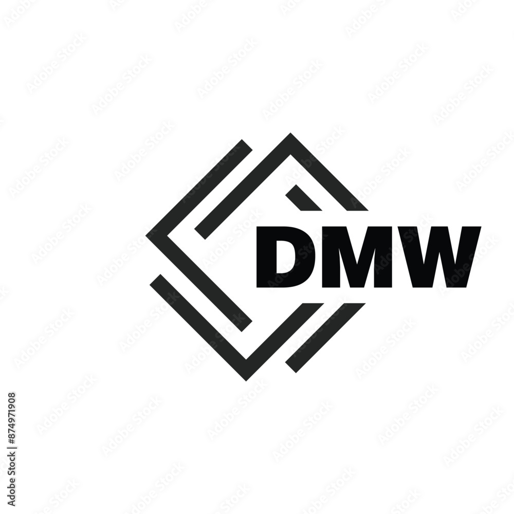DMW letter logo design on white background. DMW logo. DMW creative initials letter Monogram logo icon concept. DMW letter design DMW letter logo design on white background. DMW logo. DMW creative initials letter Monogram logo icon concept. DMW letter design