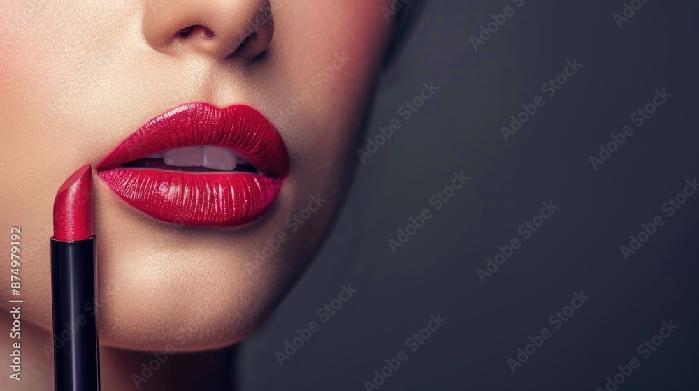 Obraz premium Cosmetics enhance women s beauty