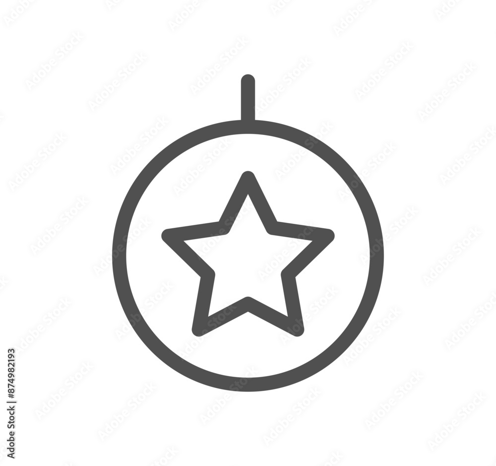 Star icon outline and linear vector.
Star icon outline and linear vector.
