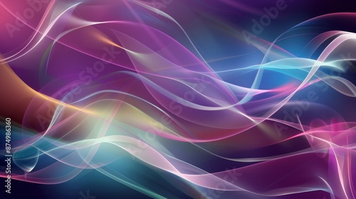 Abstract Swirling Colors: A Digital Artwork