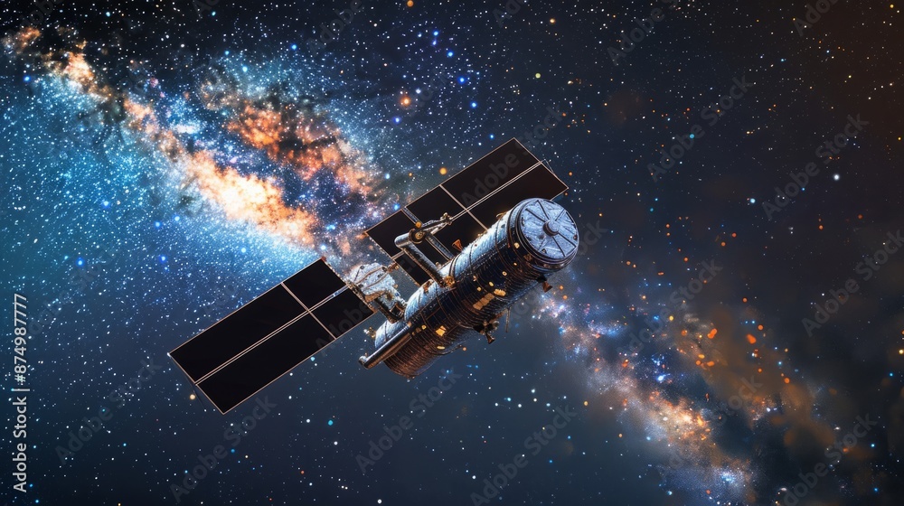Satellite Orbiting Through the Milky Way Satellite Orbiting Through the Milky Way