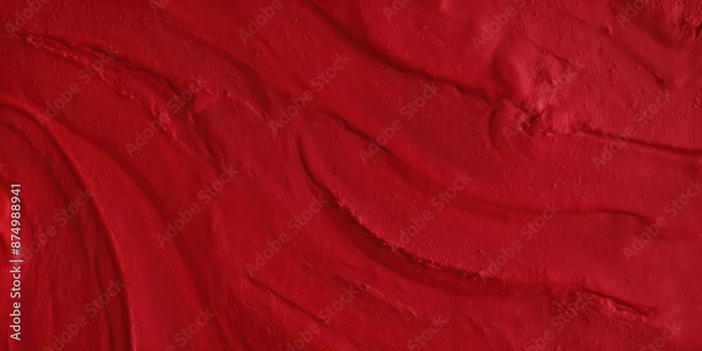 Red textured background with subtle glitter and swirls
