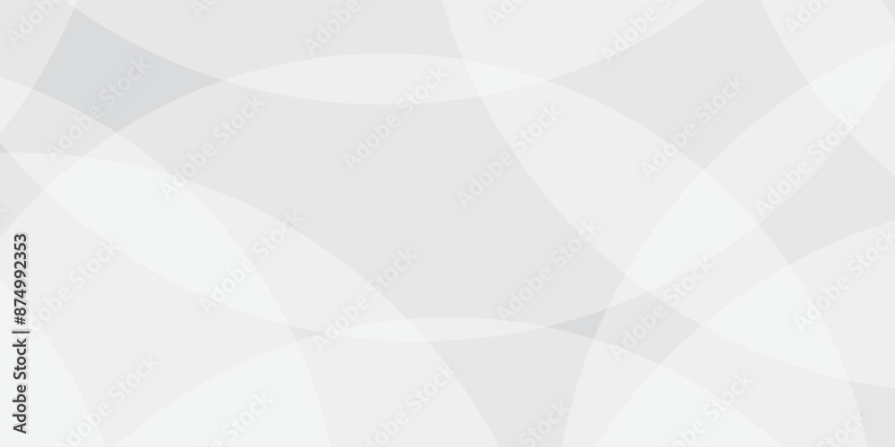 Fototapeta premium Abstract background with white and gray and geometric style with circle shape design. Banner web template abstract white square shape with futuristic shape design