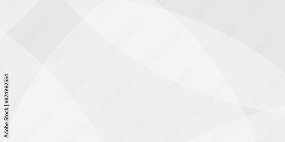 Fototapeta premium Abstract background with white and gray and geometric style with circle shape design. Banner web template abstract white square shape with futuristic shape design