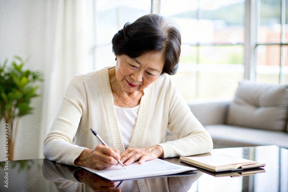 Asian Woman Writing Will and Testament
Asian Woman Writing Will and Testament