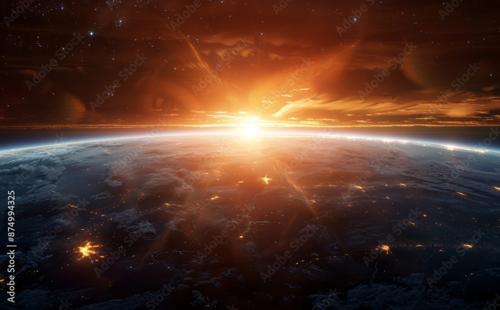 Sunrise from Space Sunrise from Space